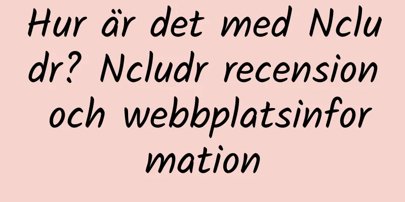 Hur är det med Ncludr? Ncludr recension och webbplatsinformation