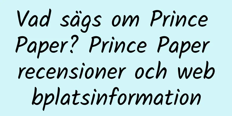 Vad sägs om Prince Paper? Prince Paper recensioner och webbplatsinformation
