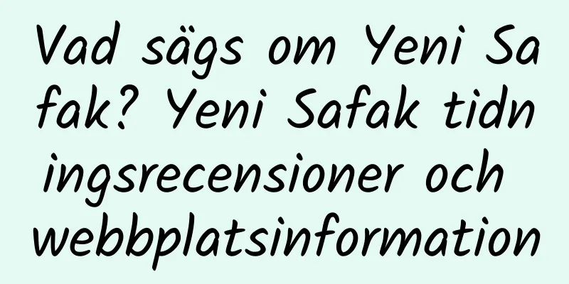 Vad sägs om Yeni Safak? Yeni Safak tidningsrecensioner och webbplatsinformation