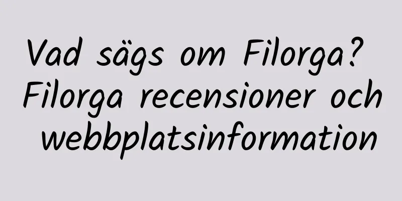Vad sägs om Filorga? Filorga recensioner och webbplatsinformation