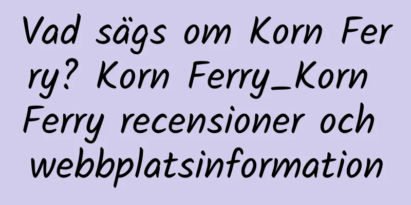 Vad sägs om Korn Ferry? Korn Ferry_Korn Ferry recensioner och webbplatsinformation