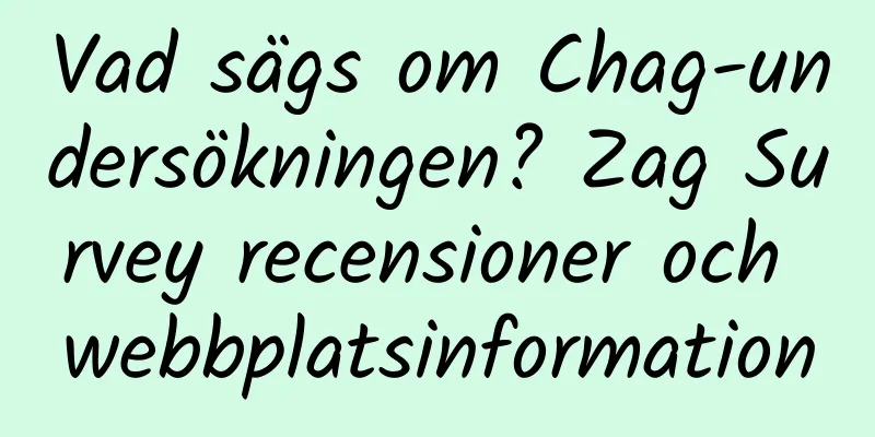 Vad sägs om Chag-undersökningen? Zag Survey recensioner och webbplatsinformation