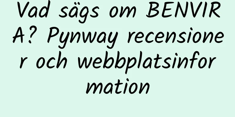 Vad sägs om BENVIRA? Pynway recensioner och webbplatsinformation
