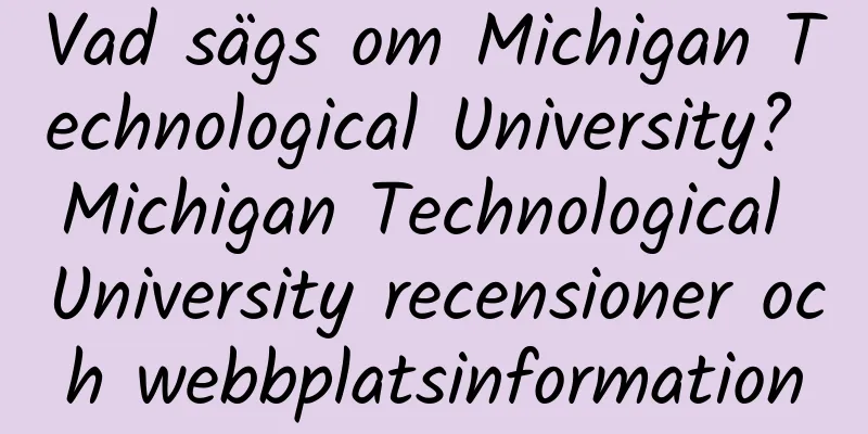 Vad sägs om Michigan Technological University? Michigan Technological University recensioner och webbplatsinformation