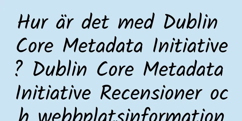 Hur är det med Dublin Core Metadata Initiative? Dublin Core Metadata Initiative Recensioner och webbplatsinformation