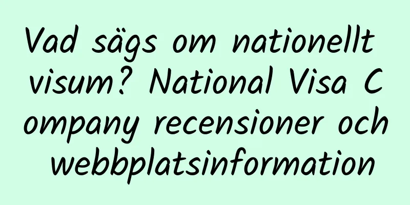 Vad sägs om nationellt visum? National Visa Company recensioner och webbplatsinformation