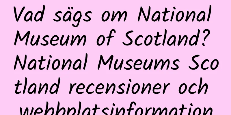 Vad sägs om National Museum of Scotland? National Museums Scotland recensioner och webbplatsinformation