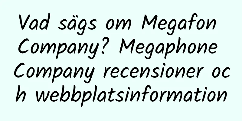 Vad sägs om Megafon Company? Megaphone Company recensioner och webbplatsinformation