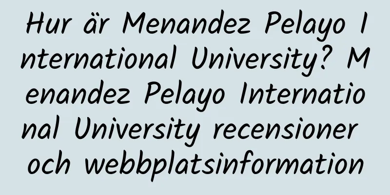 Hur är Menandez Pelayo International University? Menandez Pelayo International University recensioner och webbplatsinformation