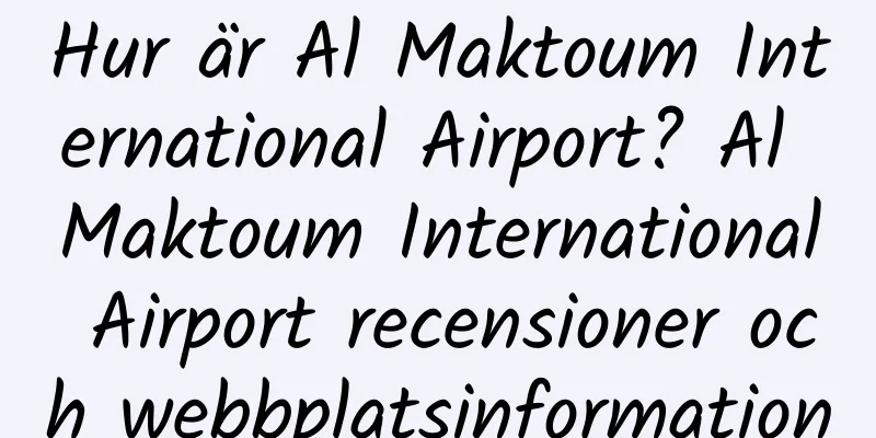 Hur är Al Maktoum International Airport? Al Maktoum International Airport recensioner och webbplatsinformation