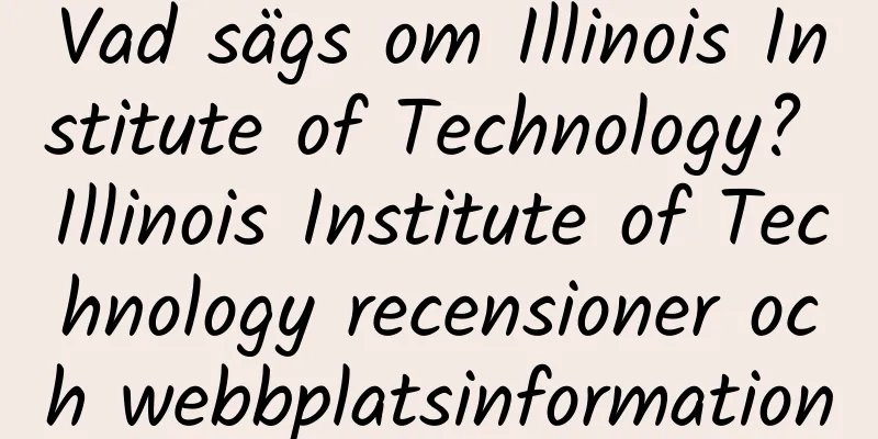 Vad sägs om Illinois Institute of Technology? Illinois Institute of Technology recensioner och webbplatsinformation