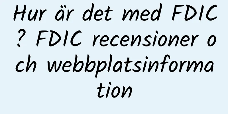 Hur är det med FDIC? FDIC recensioner och webbplatsinformation
