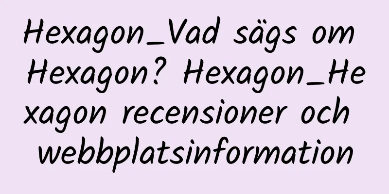 Hexagon_Vad sägs om Hexagon? Hexagon_Hexagon recensioner och webbplatsinformation
