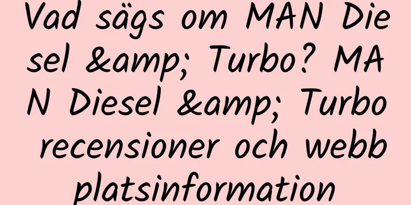 Vad sägs om MAN Diesel & Turbo? MAN Diesel & Turbo recensioner och webbplatsinformation
