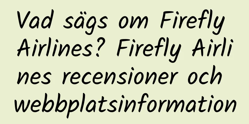 Vad sägs om Firefly Airlines? Firefly Airlines recensioner och webbplatsinformation