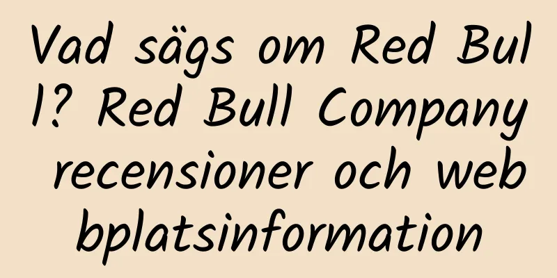 Vad sägs om Red Bull? Red Bull Company recensioner och webbplatsinformation