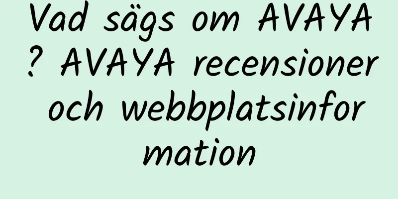 Vad sägs om AVAYA? AVAYA recensioner och webbplatsinformation