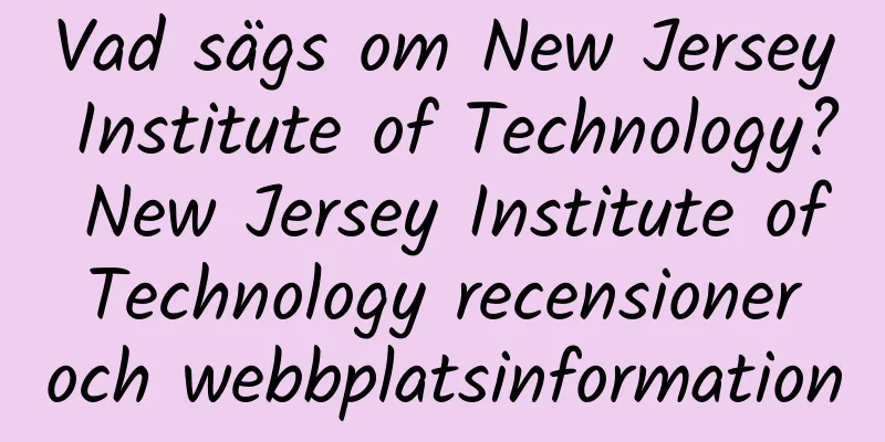 Vad sägs om New Jersey Institute of Technology? New Jersey Institute of Technology recensioner och webbplatsinformation