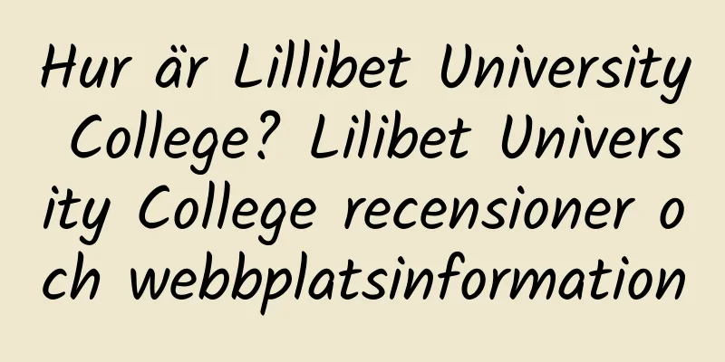 Hur är Lillibet University College? Lilibet University College recensioner och webbplatsinformation