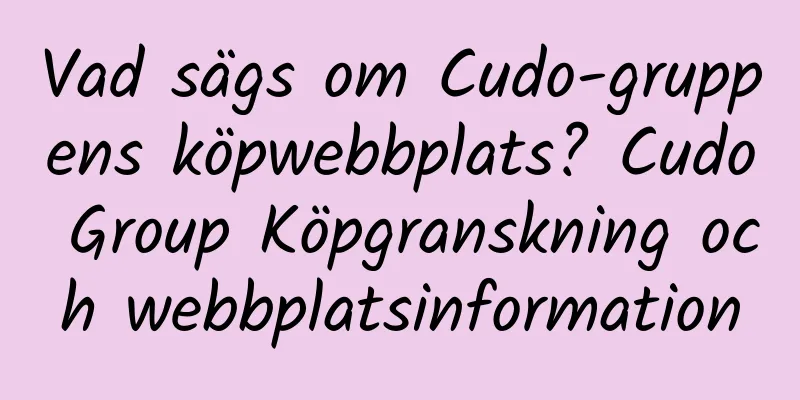Vad sägs om Cudo-gruppens köpwebbplats? Cudo Group Köpgranskning och webbplatsinformation