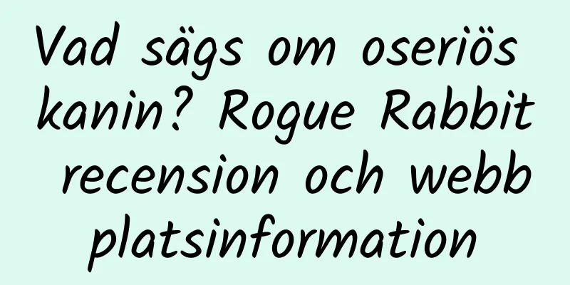 Vad sägs om oseriös kanin? Rogue Rabbit recension och webbplatsinformation