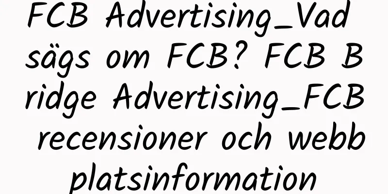 FCB Advertising_Vad sägs om FCB? FCB Bridge Advertising_FCB recensioner och webbplatsinformation