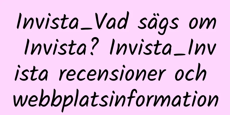 Invista_Vad sägs om Invista? Invista_Invista recensioner och webbplatsinformation
