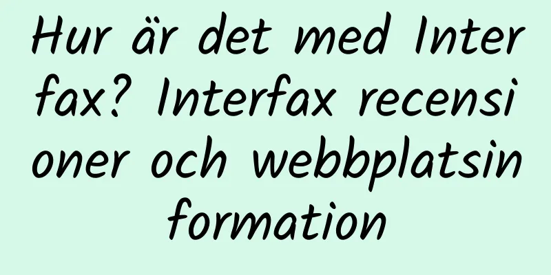 Hur är det med Interfax? Interfax recensioner och webbplatsinformation