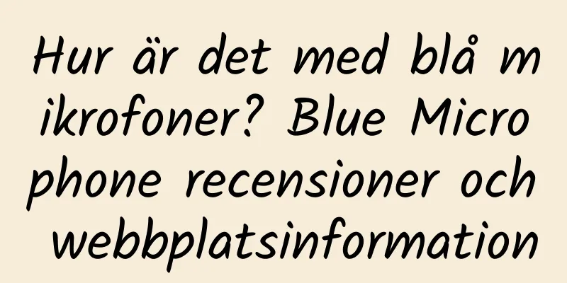 Hur är det med blå mikrofoner? Blue Microphone recensioner och webbplatsinformation