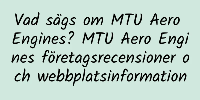 Vad sägs om MTU Aero Engines? MTU Aero Engines företagsrecensioner och webbplatsinformation