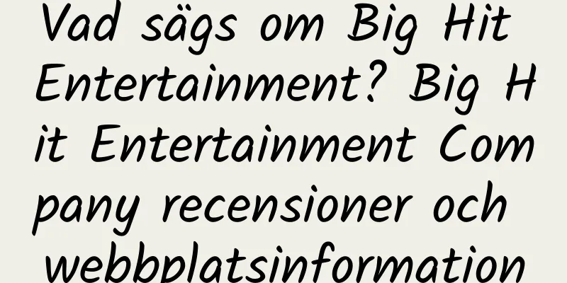 Vad sägs om Big Hit Entertainment? Big Hit Entertainment Company recensioner och webbplatsinformation