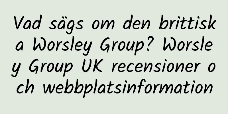 Vad sägs om den brittiska Worsley Group? Worsley Group UK recensioner och webbplatsinformation