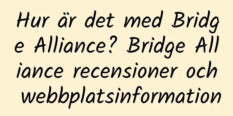 Hur är det med Bridge Alliance? Bridge Alliance recensioner och webbplatsinformation