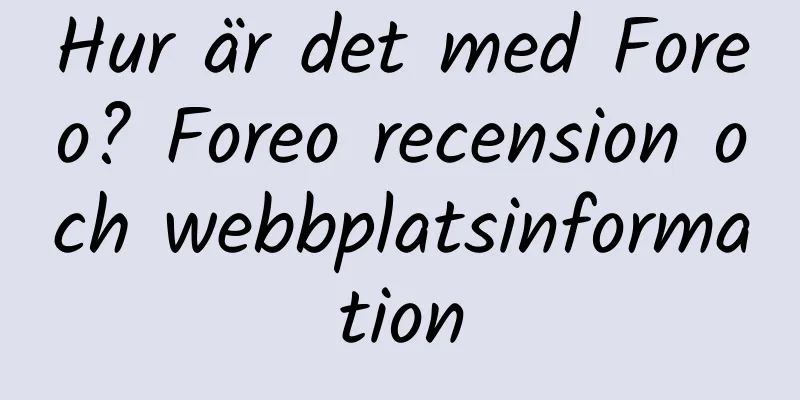 Hur är det med Foreo? Foreo recension och webbplatsinformation