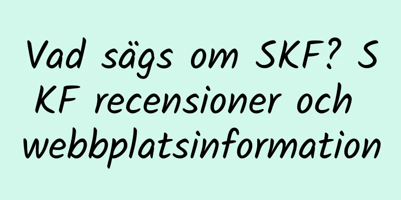 Vad sägs om SKF? SKF recensioner och webbplatsinformation