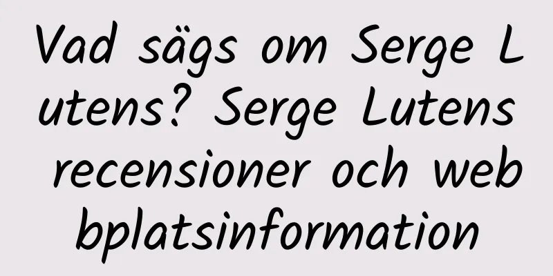 Vad sägs om Serge Lutens? Serge Lutens recensioner och webbplatsinformation