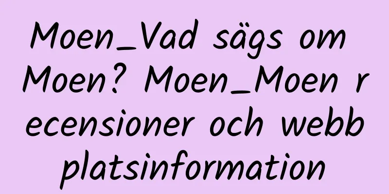 Moen_Vad sägs om Moen? Moen_Moen recensioner och webbplatsinformation