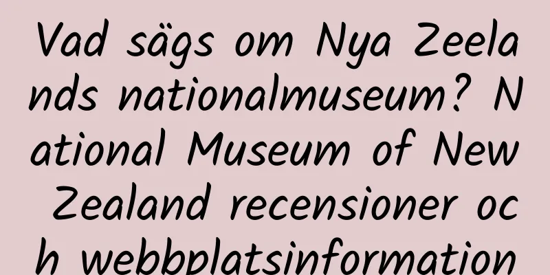 Vad sägs om Nya Zeelands nationalmuseum? National Museum of New Zealand recensioner och webbplatsinformation