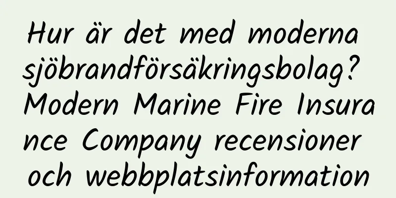 Hur är det med moderna sjöbrandförsäkringsbolag? Modern Marine Fire Insurance Company recensioner och webbplatsinformation