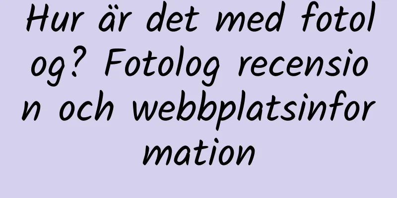 Hur är det med fotolog? Fotolog recension och webbplatsinformation
