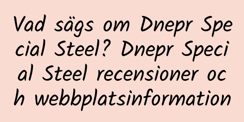 Vad sägs om Dnepr Special Steel? Dnepr Special Steel recensioner och webbplatsinformation