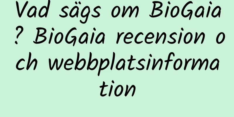 Vad sägs om BioGaia? BioGaia recension och webbplatsinformation