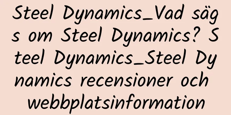 Steel Dynamics_Vad sägs om Steel Dynamics? Steel Dynamics_Steel Dynamics recensioner och webbplatsinformation