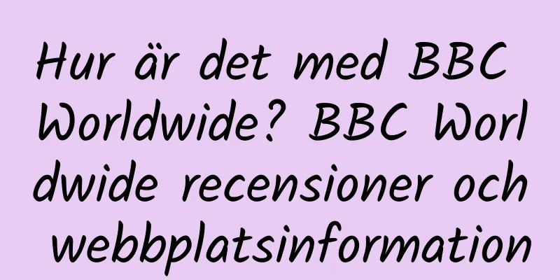 Hur är det med BBC Worldwide? BBC Worldwide recensioner och webbplatsinformation