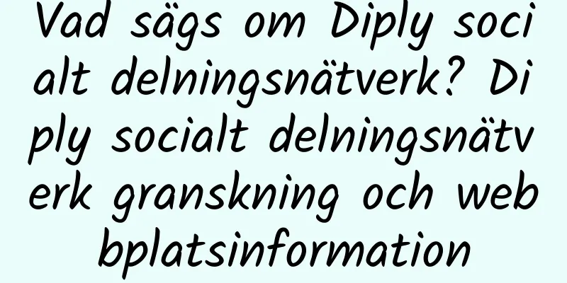 Vad sägs om Diply socialt delningsnätverk? Diply socialt delningsnätverk granskning och webbplatsinformation