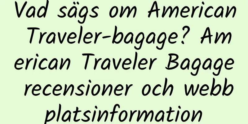 Vad sägs om American Traveler-bagage? American Traveler Bagage recensioner och webbplatsinformation