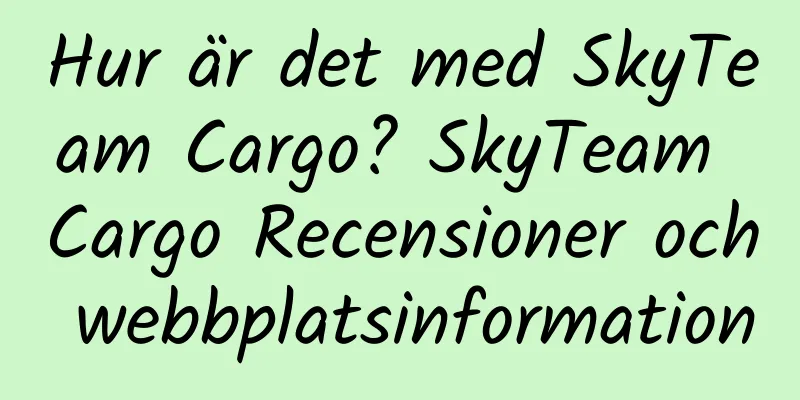 Hur är det med SkyTeam Cargo? SkyTeam Cargo Recensioner och webbplatsinformation