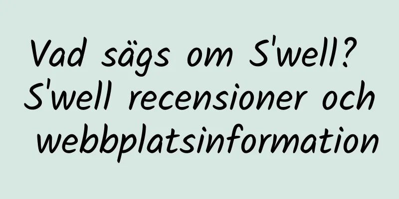 Vad sägs om S'well? S'well recensioner och webbplatsinformation