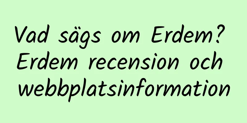 Vad sägs om Erdem? Erdem recension och webbplatsinformation