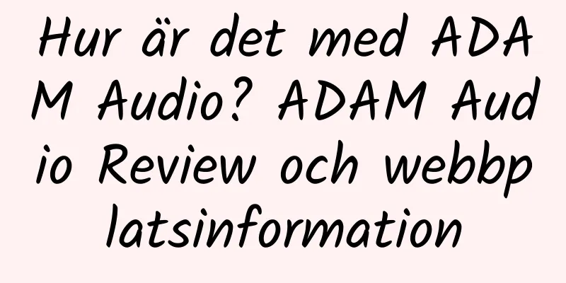 Hur är det med ADAM Audio? ADAM Audio Review och webbplatsinformation